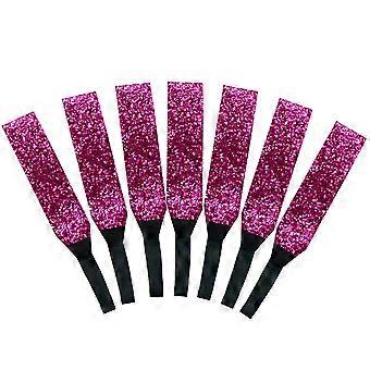 7 glänzende, elastische Haarbänder für Outdoor-Aktivitäten, verschiedene Farben, effektives Haarmanagement