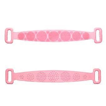 Silicone Exfoliating Body Scrubber for Bath Use 2Pcs Long Strip Towels Back Shower Towel