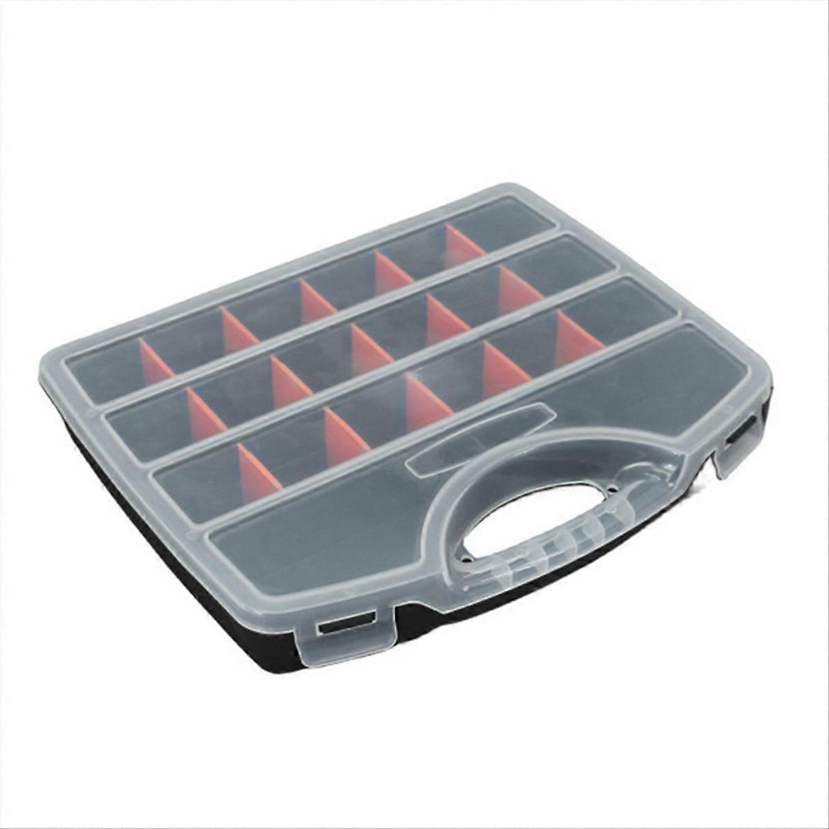 Portable Plastic Parts Box Screw Hardware Storage Box Material Compartment Boxes Electronic Componen