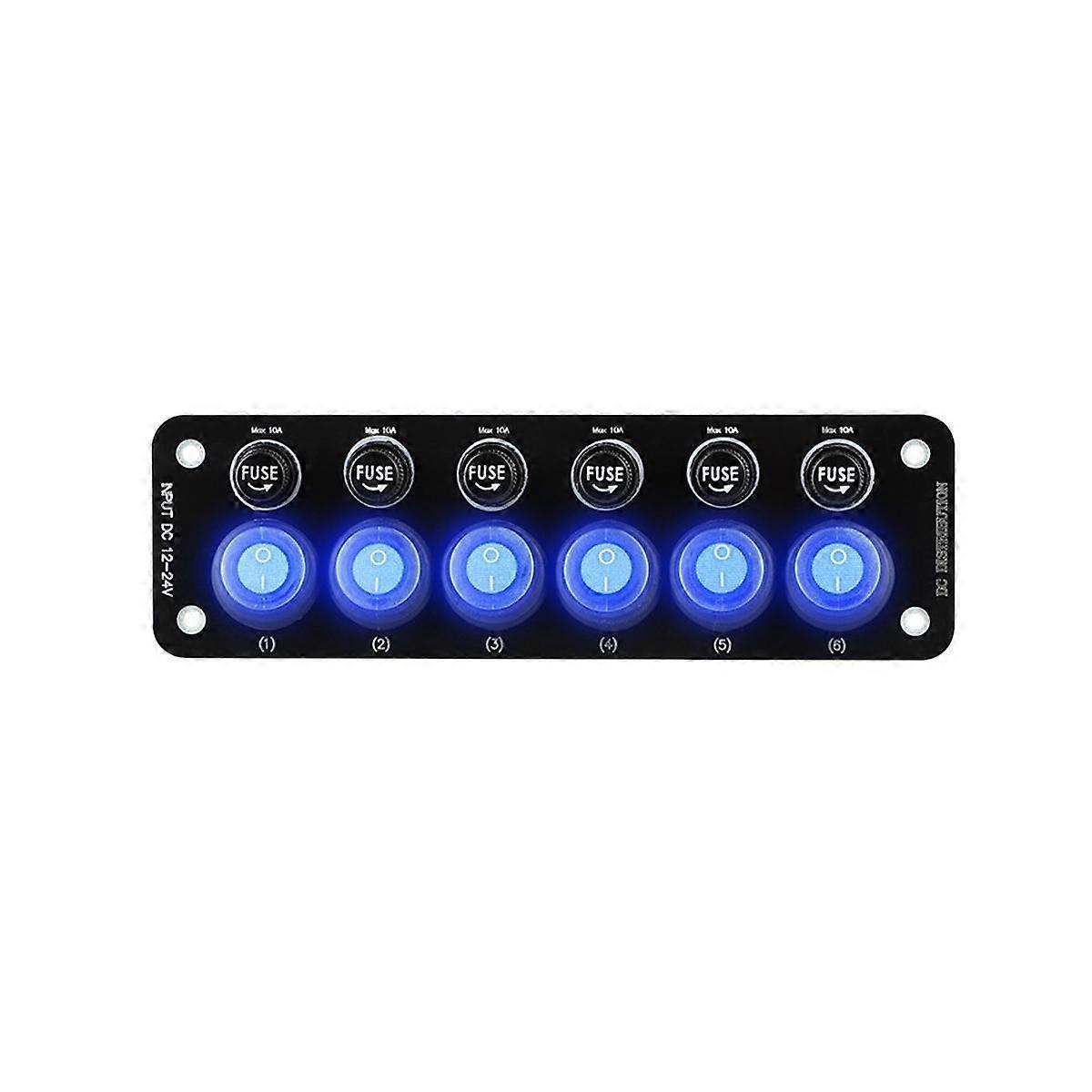 Car Switch Combination Panel Multi-Switch Control Panel Power Panel Universal Car RV Marine