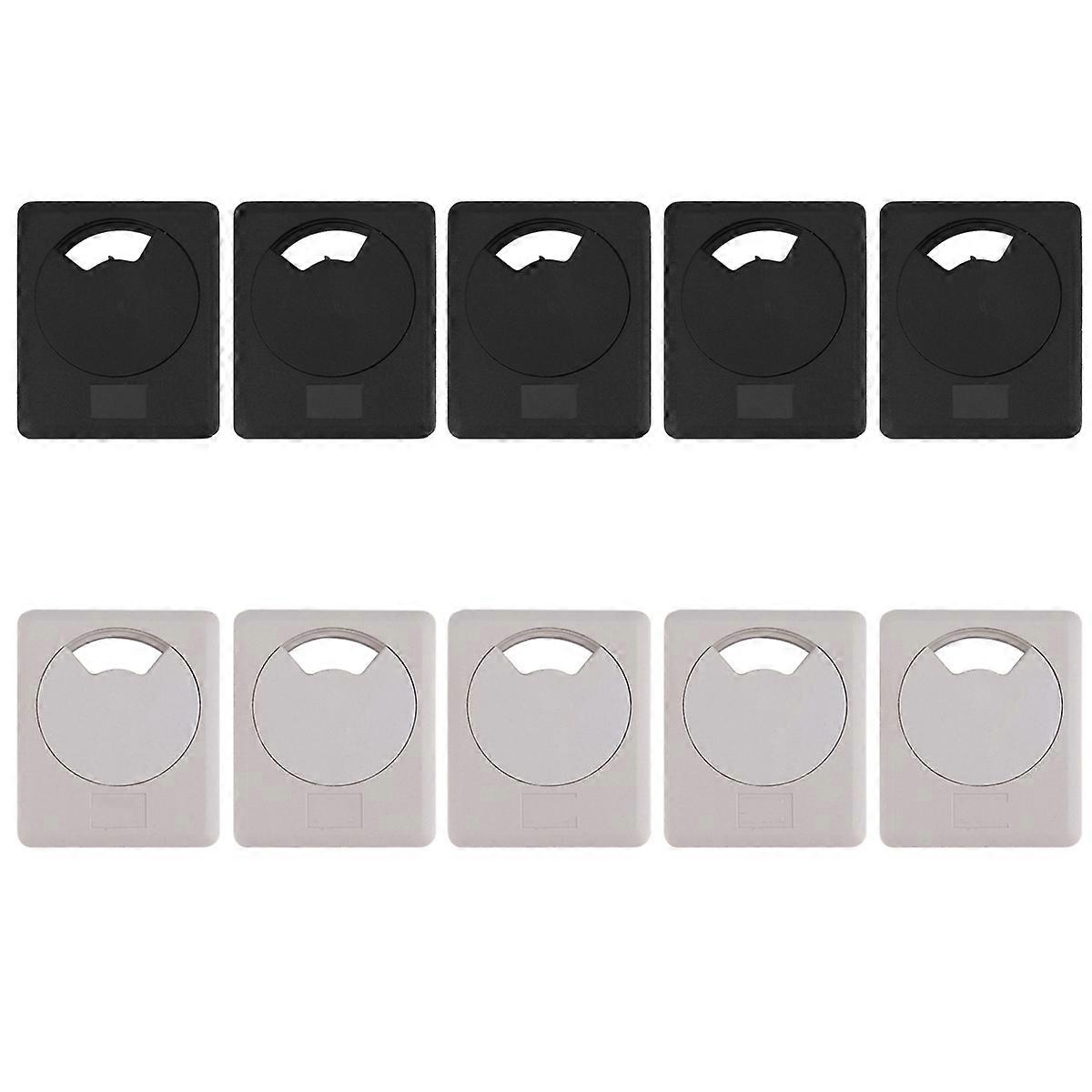 Desk Cord Grommets Plastic Computer Wire Hole Cover for Computer 20Pcs