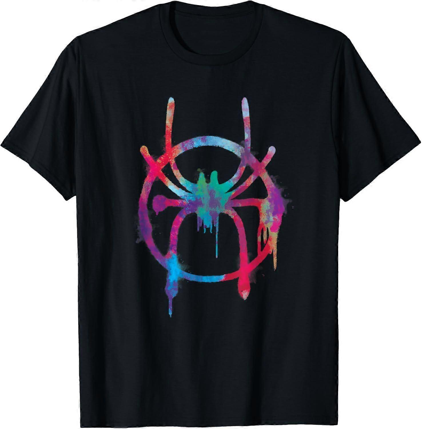 Marvel Spider-Man Into The Spider-Verse Rainbow Icon T-Shirt TN 2165