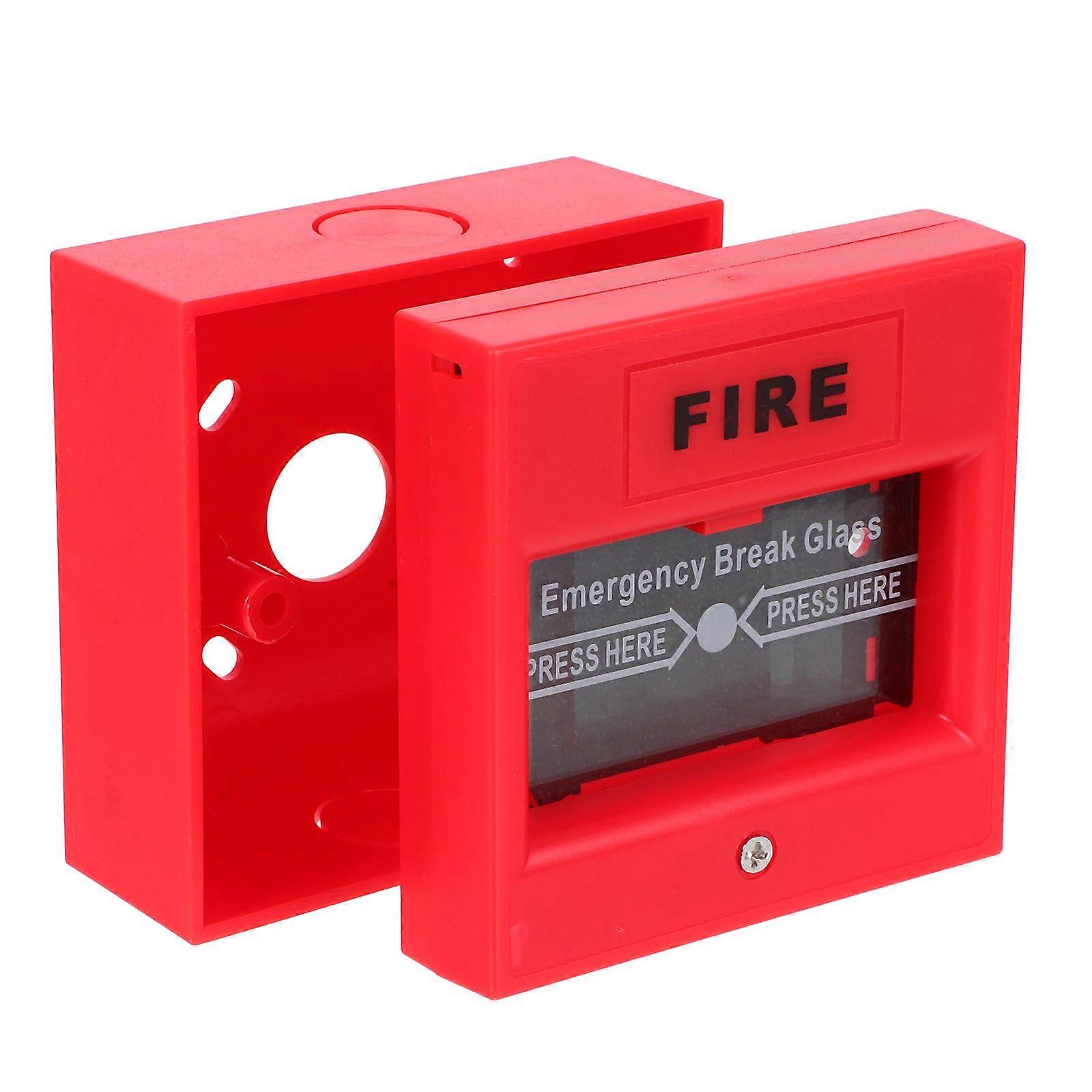 Manual Call Point Fire Alarm Emergency Button for Reliable Alert 5Pcs
