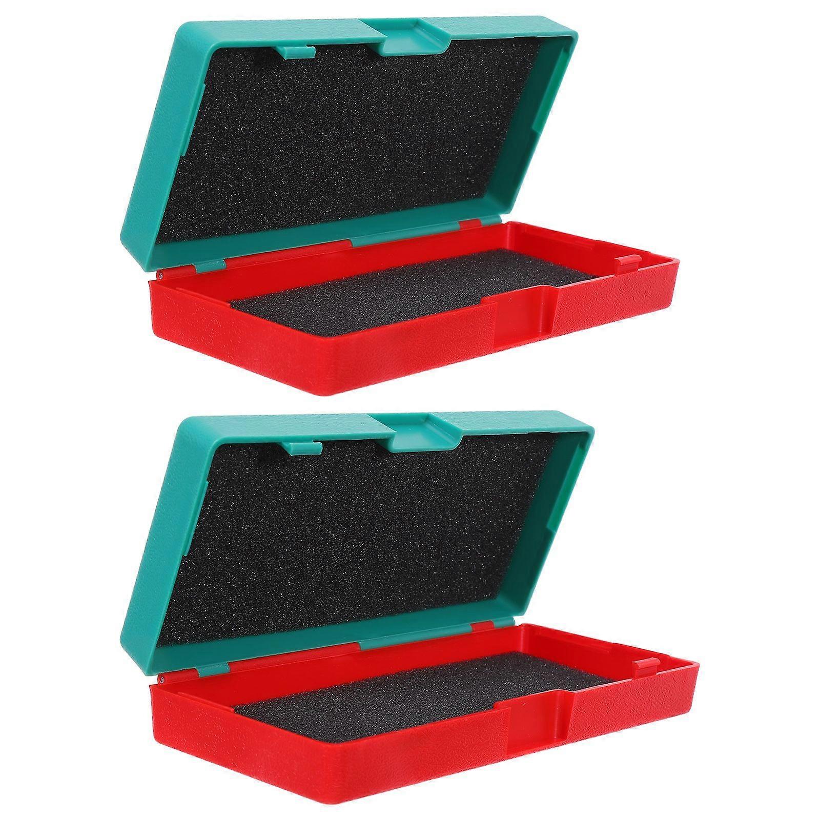 2pcs Micrometer Case  Compact Micrometer Storage Box For Machinists And Technicians - Outside Accessory Container Organizer