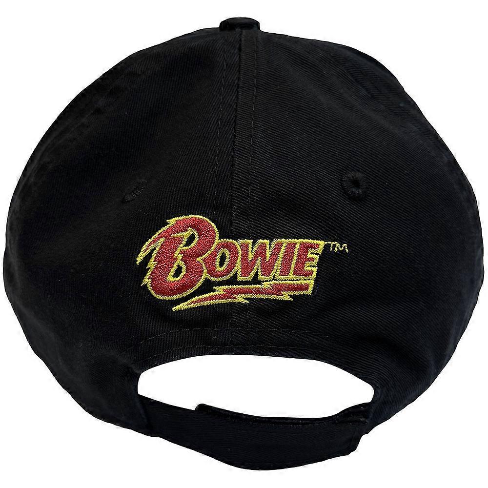 David Bowie Flash Logo vintage frayed distressed new Official Baseball Cap
