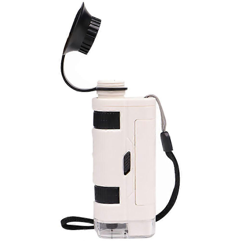 Funny Microscope Toy for School Teaching Supply 2Sets White Plastic Material