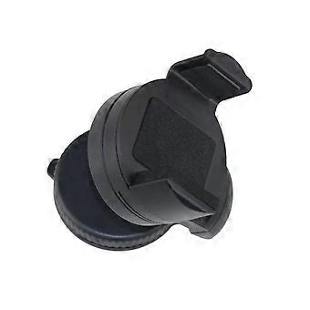 Suporte para celular veicular com ventosa, rotação de 360 ​​graus, preto.