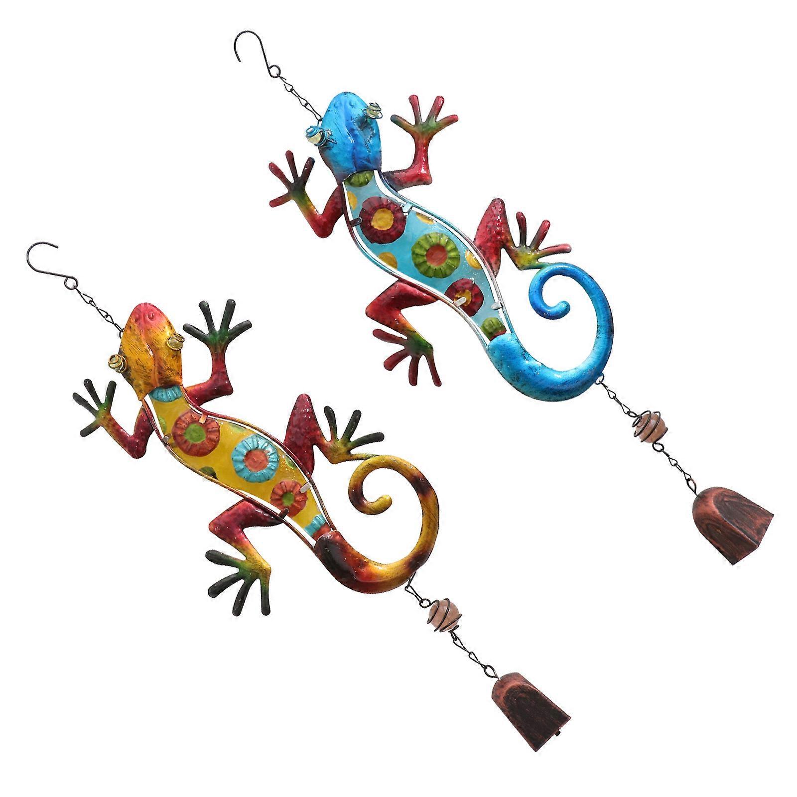 Assorted Painted Wind Chime Delicate Wind Chime for 2Pcs Hanging