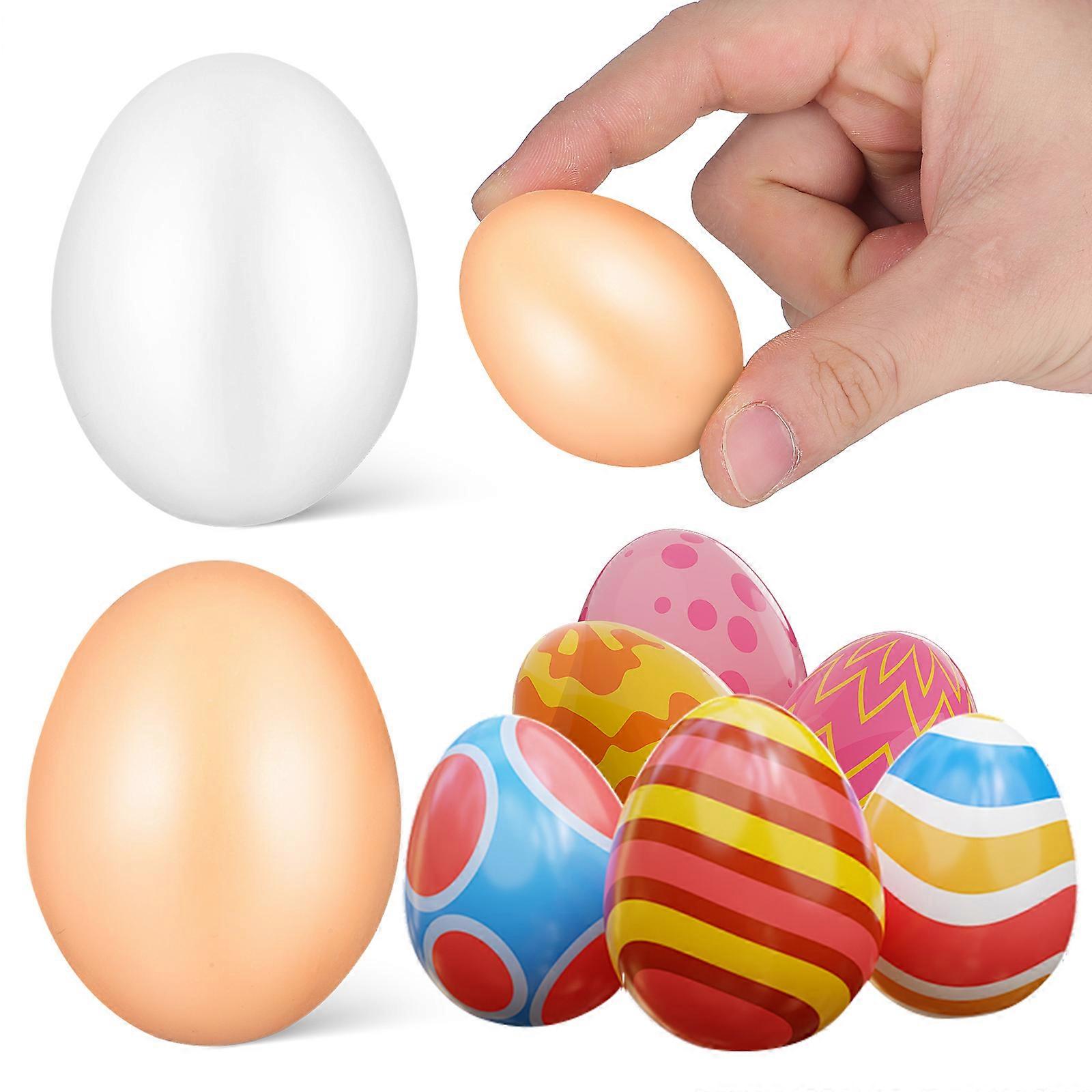 DIY Artificial Egg Plastic Easter Eggs for Decoration 40Pcs Set