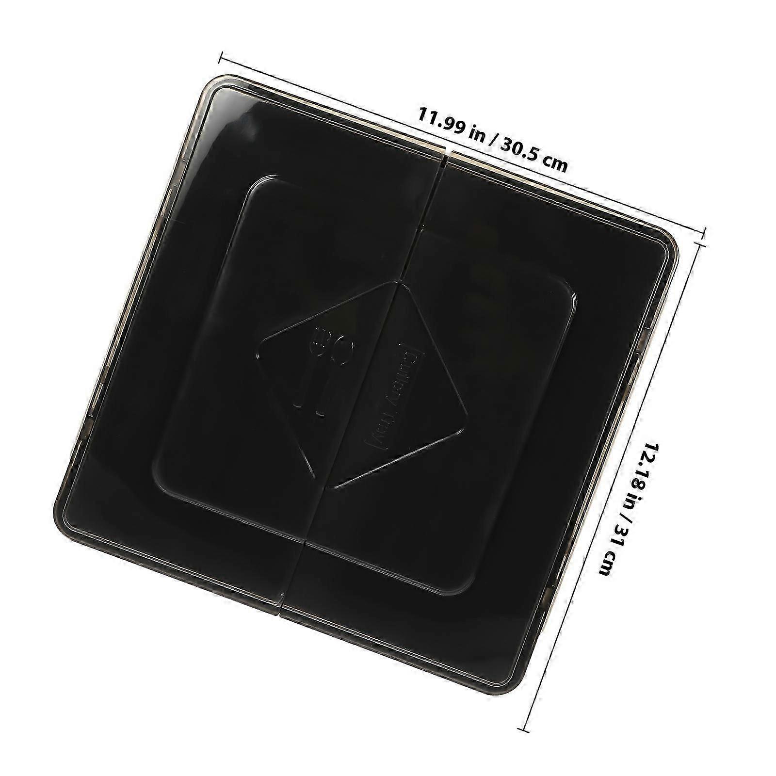 and Fork Organizer Silverware Storage Box with Lid PP
