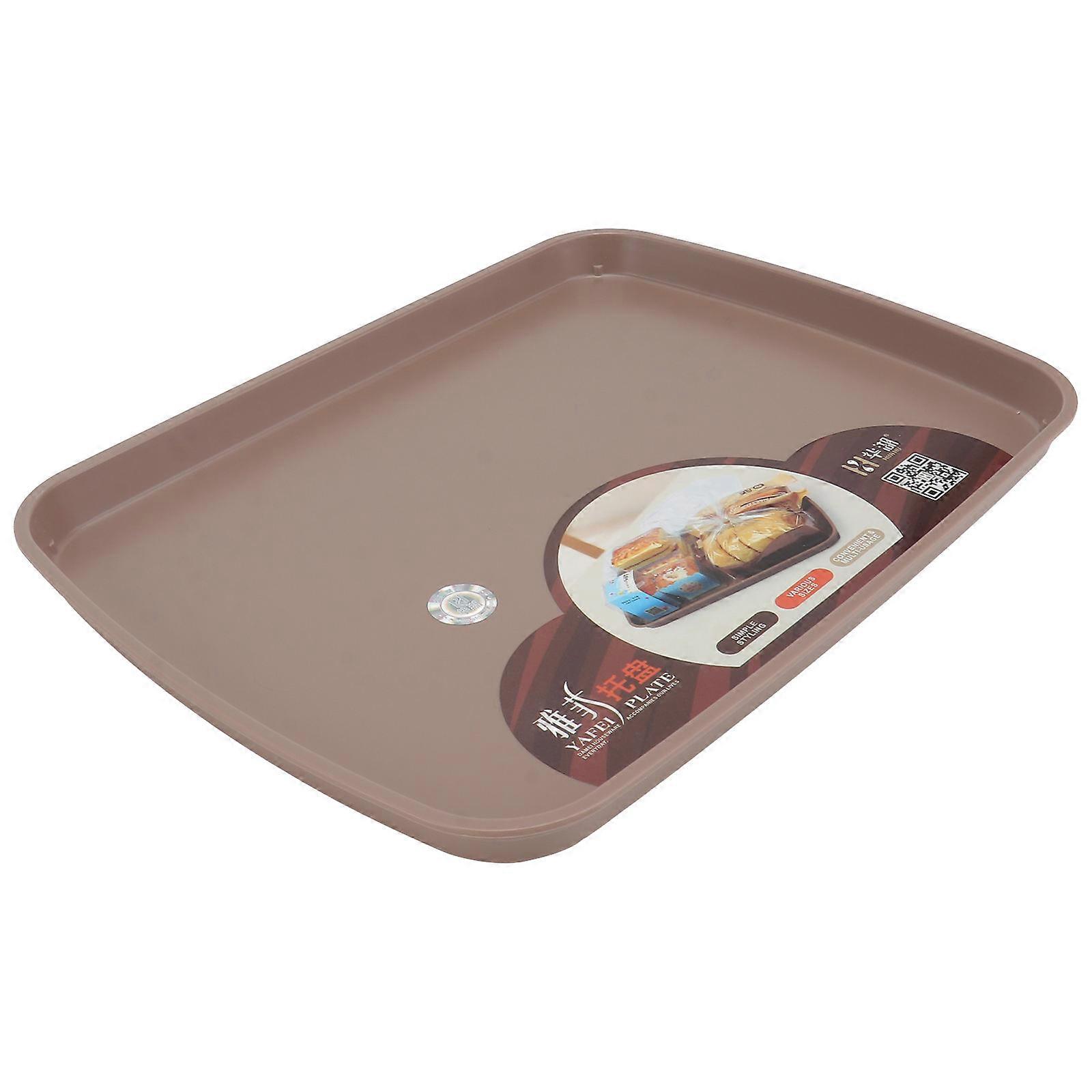 Serving Tray Rectangular Fruit Platter Home Use 30.5x23cm Reusability 1Pack