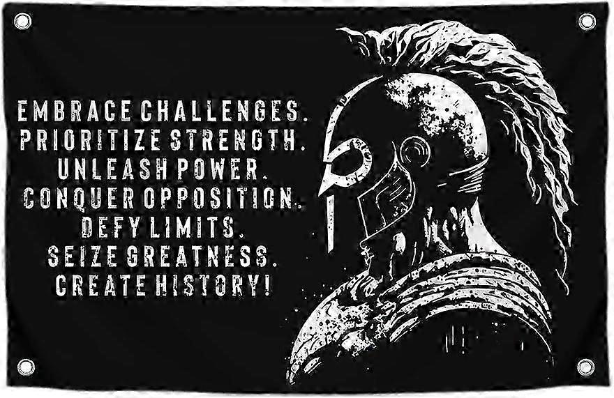 Embrace Challenges Flag IW0095