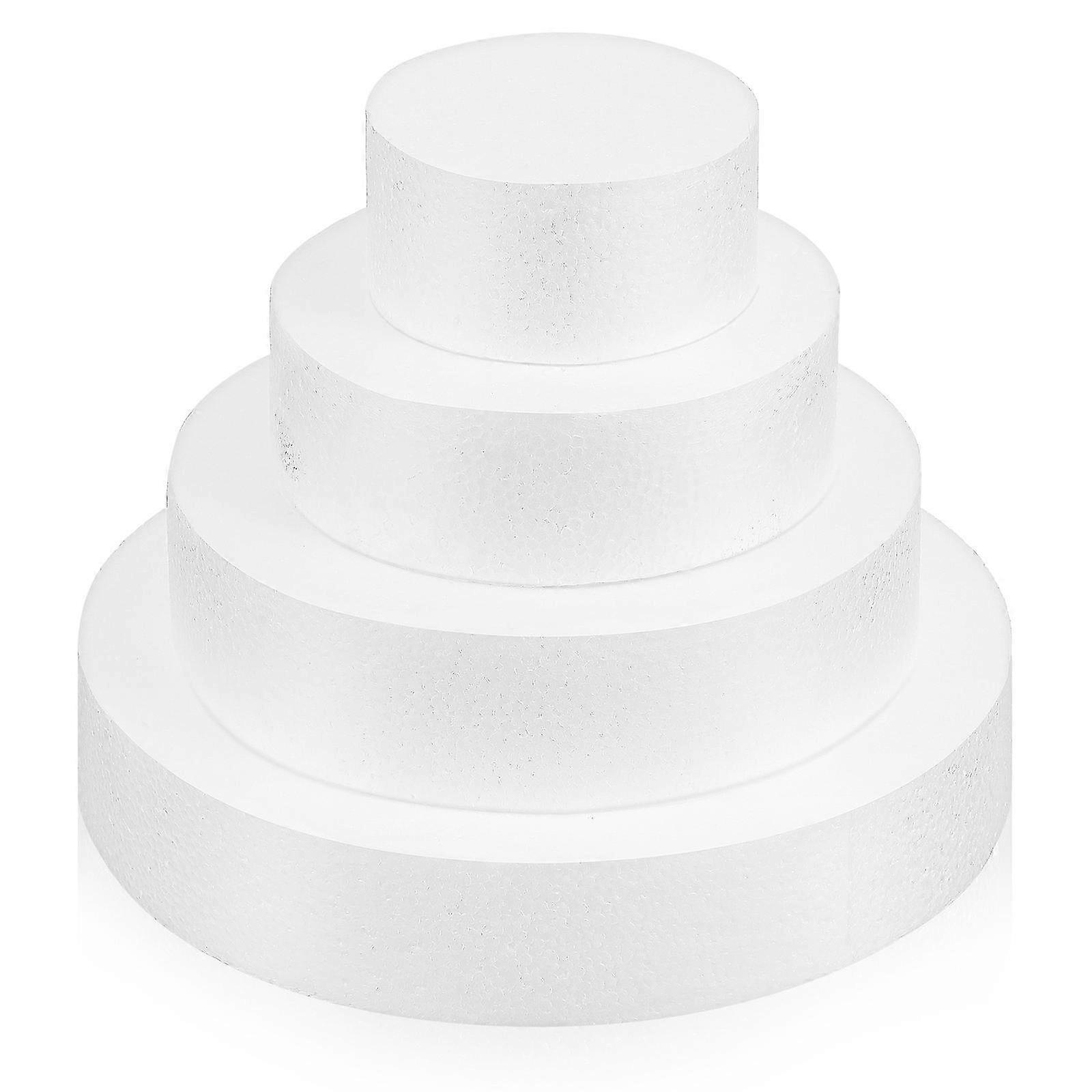 Cake Decorating Practice Foam Cake Model compatible with Display 4Pcs Set