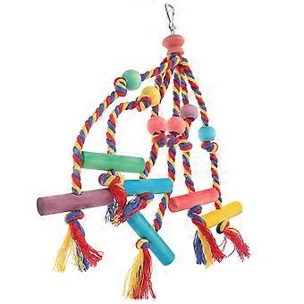 Papageienbeißspielzeug Hängendes Papageienspielzeug Farbiges Papageienspielzeug Vogel Beißspielzeug Hängendes Futterspielzeug