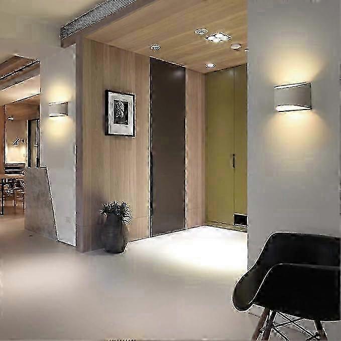 7W White LED Plaster Wall Light compatible with Indoor Use