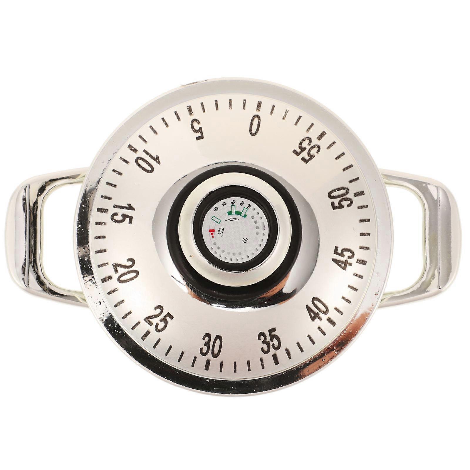 Kitchen Cooking Countdown Management Reminder Soup Pot Shaped Timer Kitchen Mechanical Timer 60-minute Countdown Egg Reminder