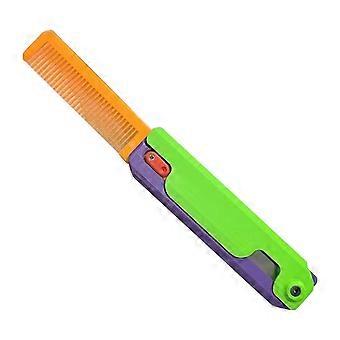 3D-printen zwaartekrachtkam opvouwbare draagbare heavy duty antistatische anti-knoop vrouwen reizen haarstyling kapper kam vriendin verjaardagscadeau