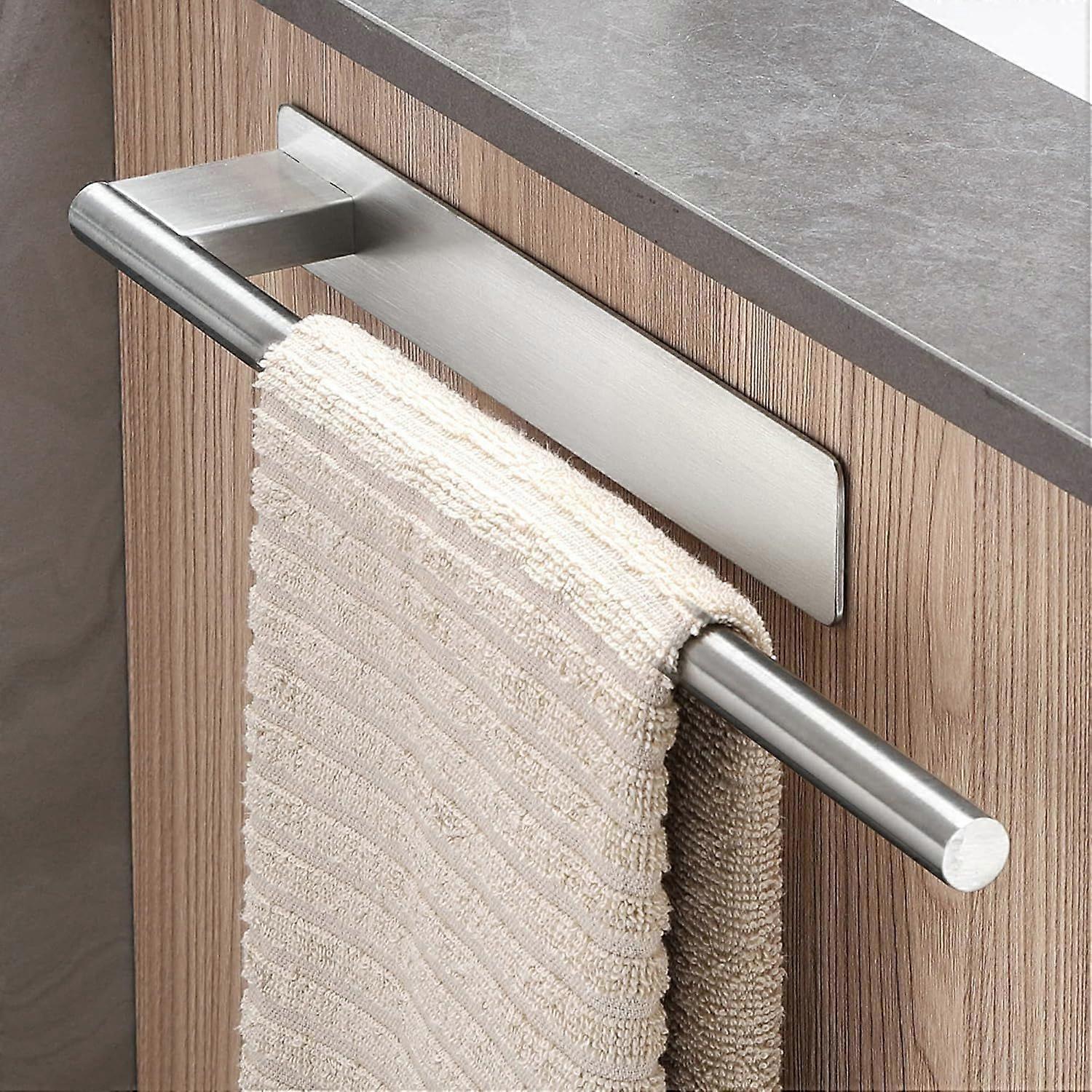 Bathroom Towel Holder without DrillingSilver
