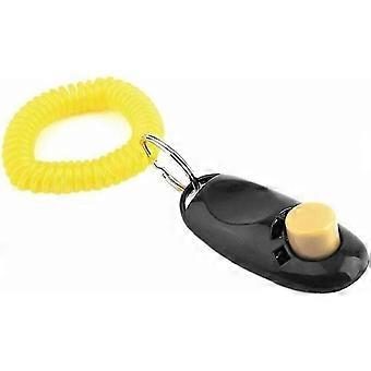 Dog Clicker Training Pet Training Clicker Big Clicker Device Button with Strap (Black) Daily Classic Items compatible with Dogs