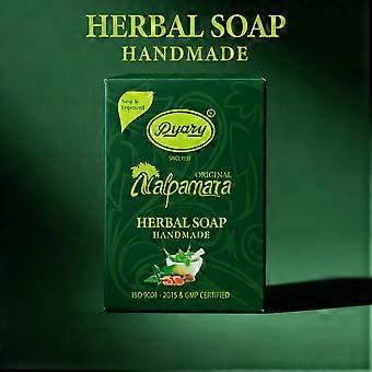 Refreshing Herbal Soap Bar, Botanical Mint Oil Blend, Daily Deep Pore Cleansing, Comfort Gentle Wash For Face & Body, 75g