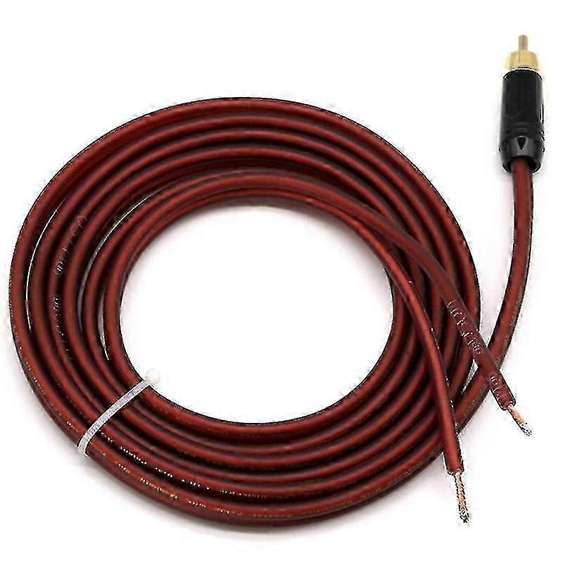 (1m)Rca Speaker Cable Bare Wire Speaker Wire To Rca Plug,replace Rca Plug dbCp