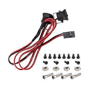 Voorste LED-verlichting Spotlight voor 1/10 RC Crawler Geel licht
