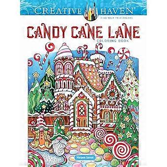 Creative Haven Candy Cane Lane Coloring Book