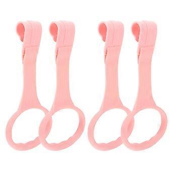 4pcs Baby Bed Standing Rings Baby Nursery Bed Rings Baby Pull Ring Toy for Newborn Baby