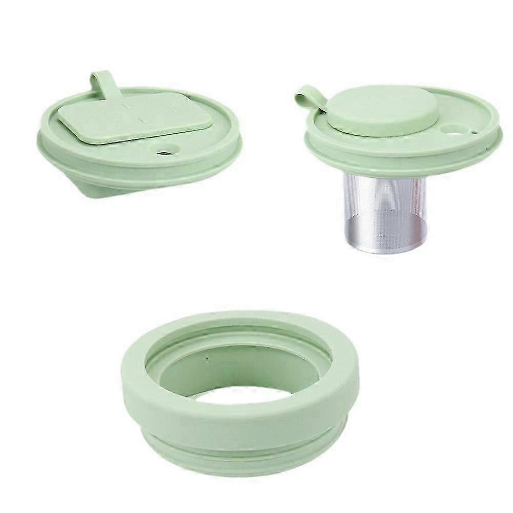 Suitable compatible with Accessories 40 Oz Lid, Multi-Function Spill-Proof Lid, Green