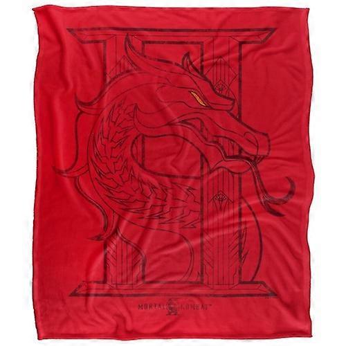 Mortal Kombat 2 Dragon Soft Touch Blanket