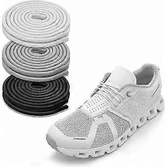 Compatible with ON Cloud 5 Running Shoes, 3 Pairs Thin Stretchy Elastic Bungee Shoelaces