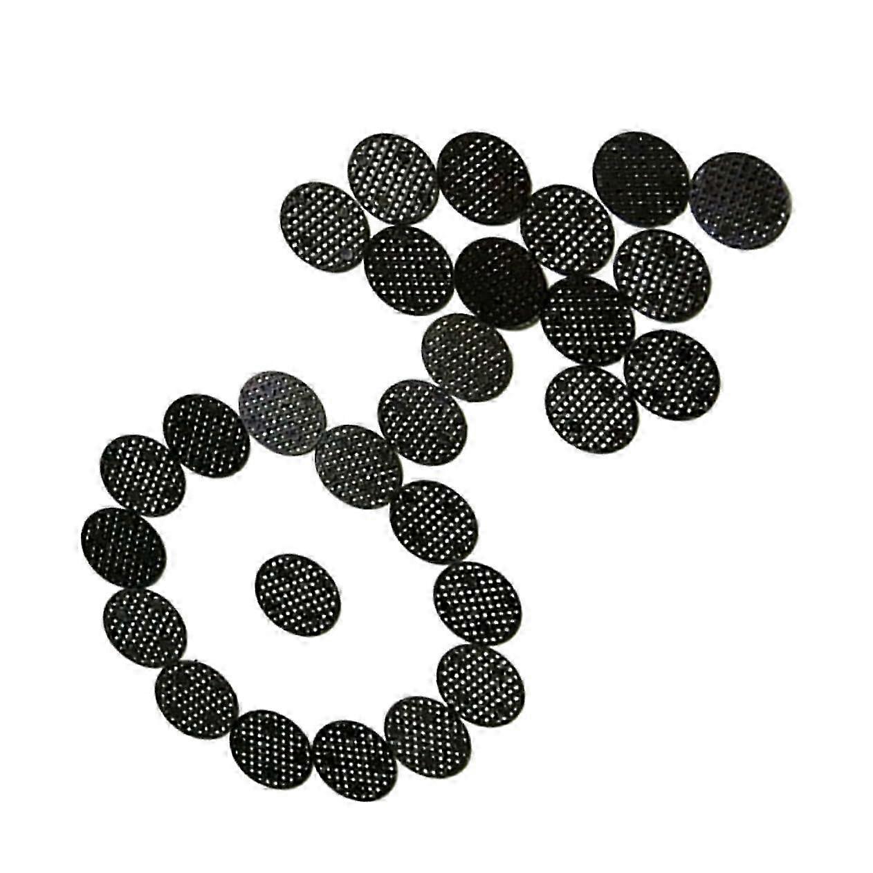 4.5cm Drainage Mesh Pads Black Plastic