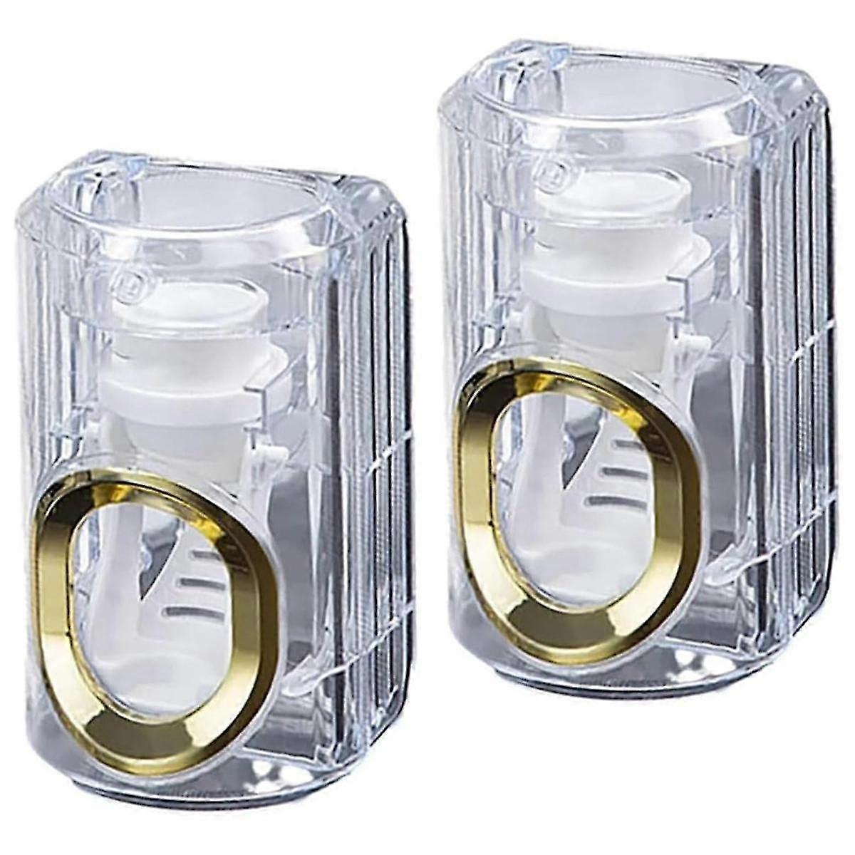 2pcs Toothpaste Squeezer -automatic Toothpaste Dispenser Wall Mounted, Pastetooth Paste Dispenser And Holder-a