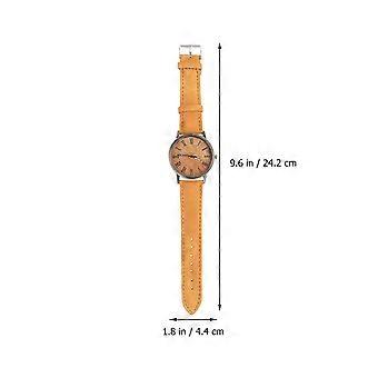 Canvas Watch Quartz Wrist Watch for Women Use Orange Fashion Style