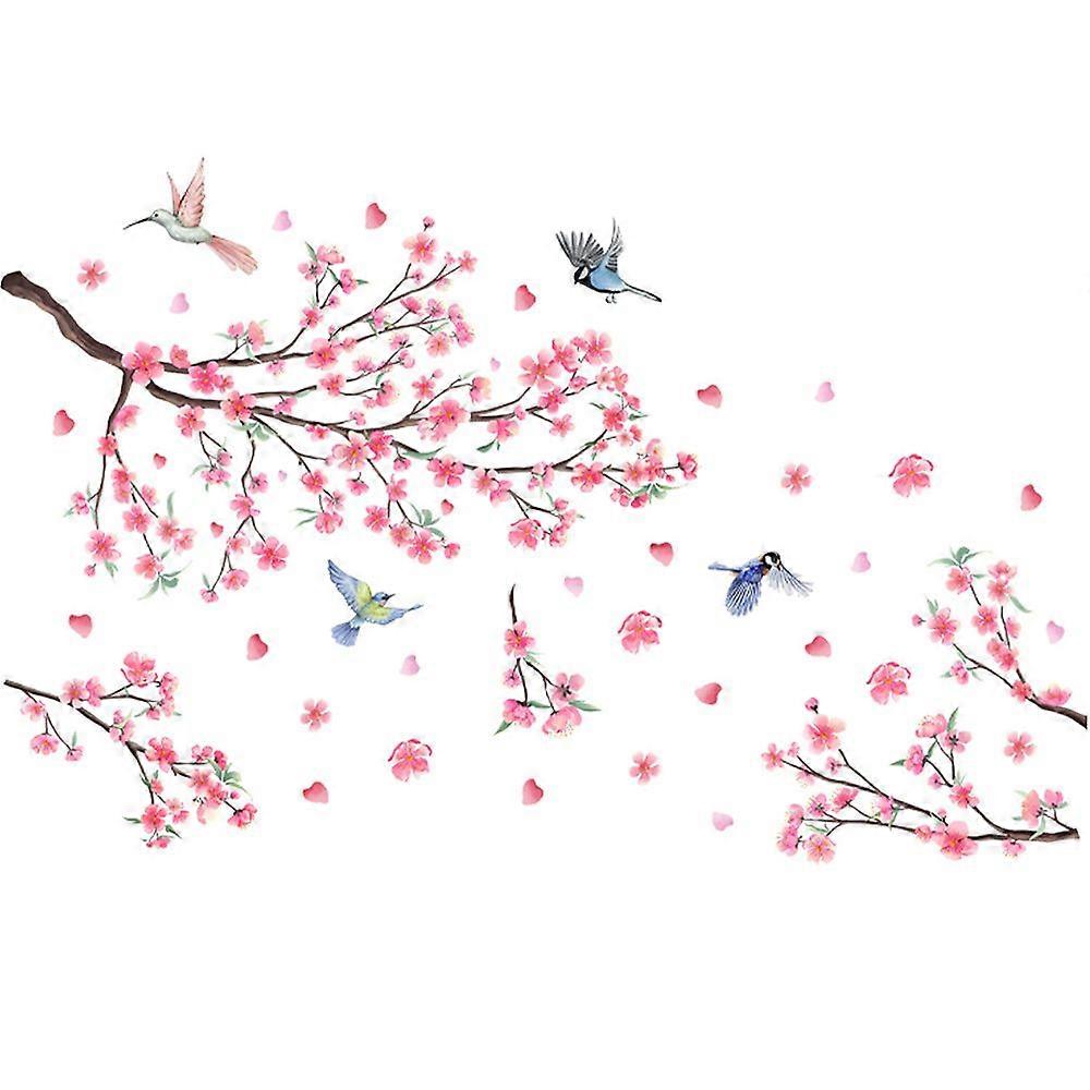 Waterproof Removable Cherry Blossom Wall Decals