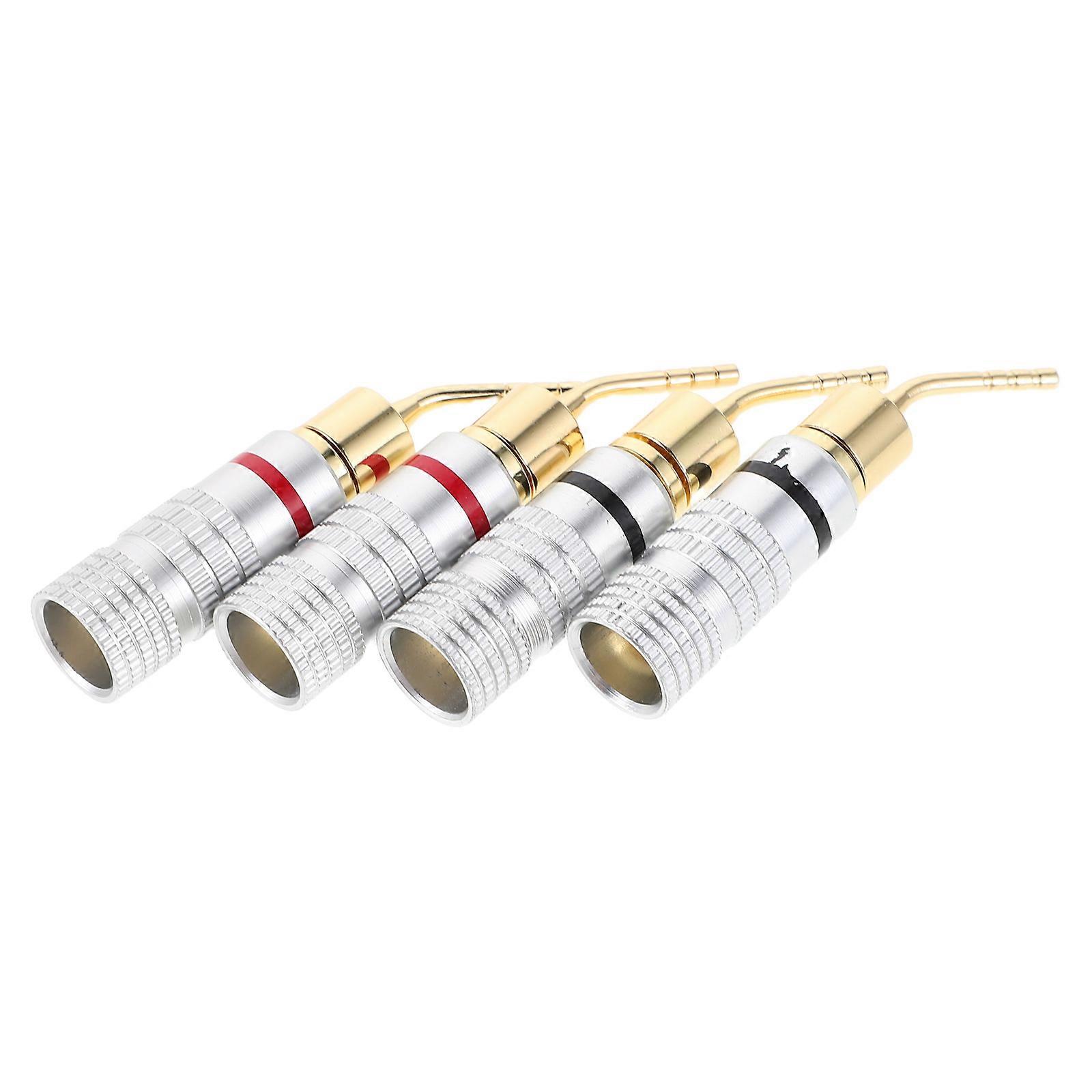 Banana Plug Connectors for Speaker Wire 12Pcs Set