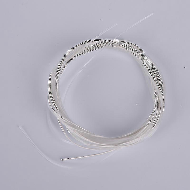 6pcs Guitar Strings Nylon Silver Plating Set Super Light compatible with Acoustic Guitar
