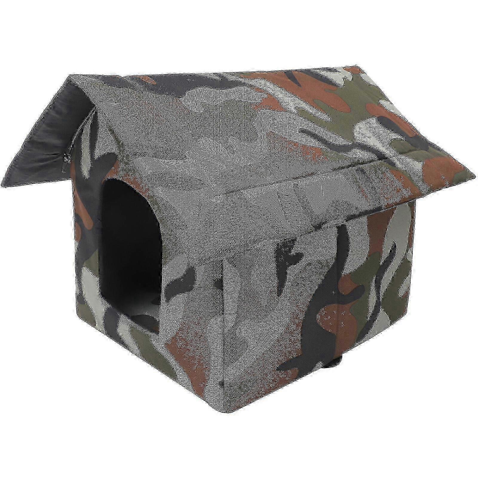 Elevated Insulated Heated Cat House