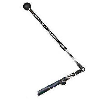 Hard golf swing trainer. Portable golf training device. Adjustable to improve hip joint, compatible withearm rotation, and shoulder rotation (compatib