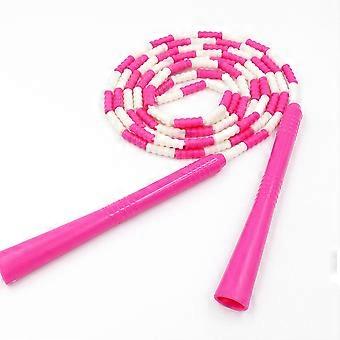 Soft Segmented Bead Design Fitness Jump Rope, Adjustable Size for Home Cardio Training