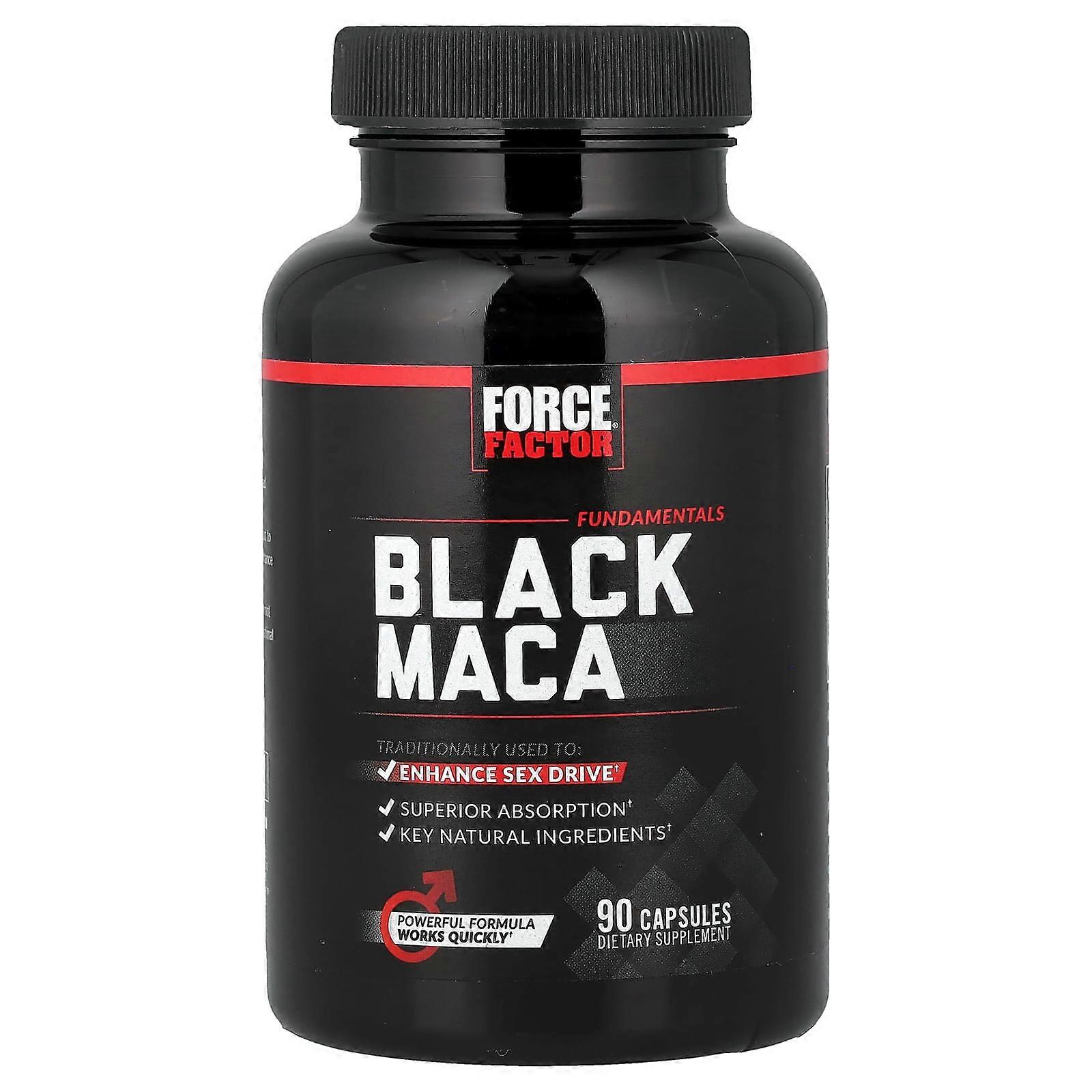 Force Factor, Black Maca, 90 Capsules