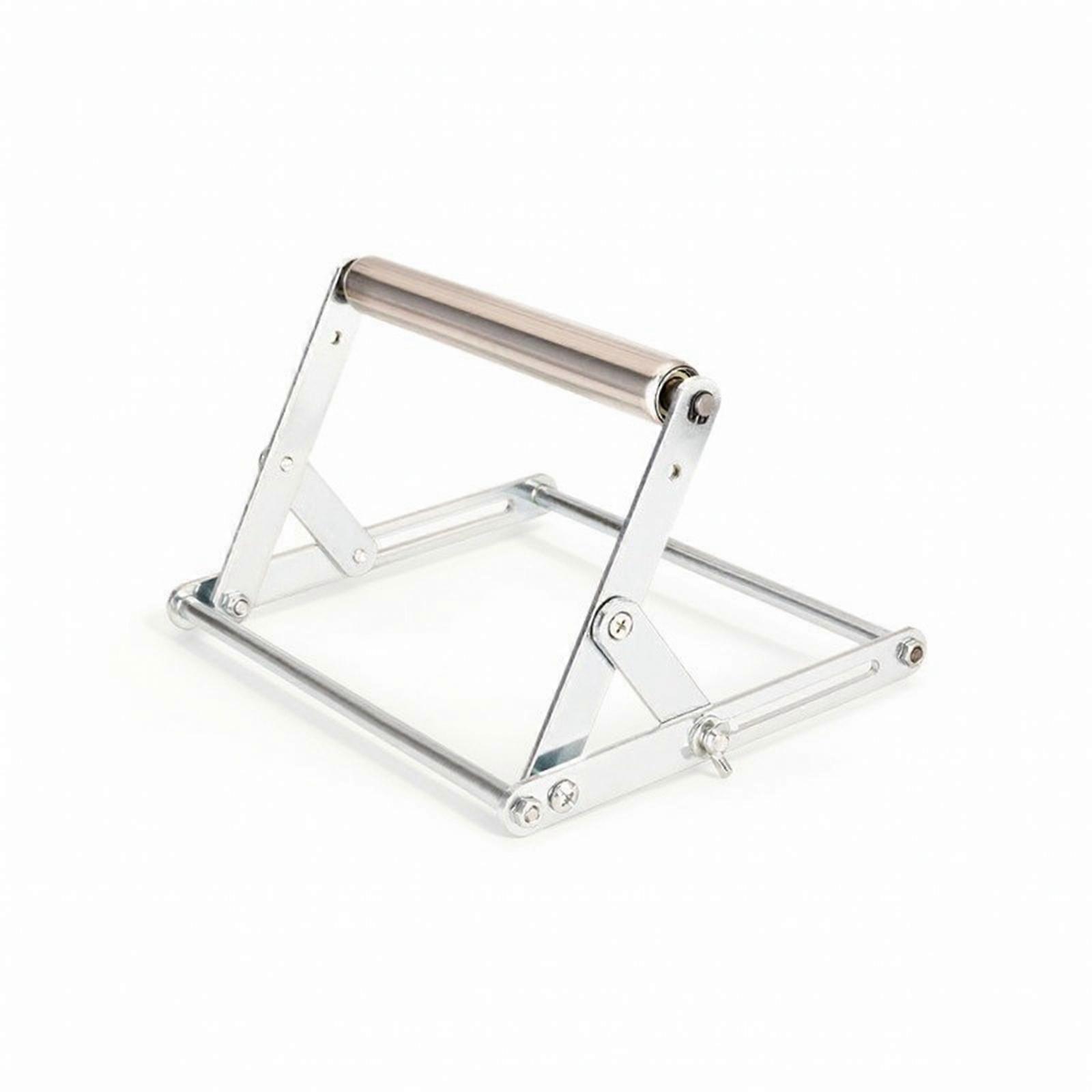 Cutting Machine Stand with Roller Foldable Roller Support Stand Stainless Steel