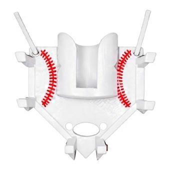 Platzsparender Halter für Baseball- und Softballausrüstung. Leichter Ausrüstungshalter für Softball, zur Befestigung an Zäunen, zum Aufhängen.