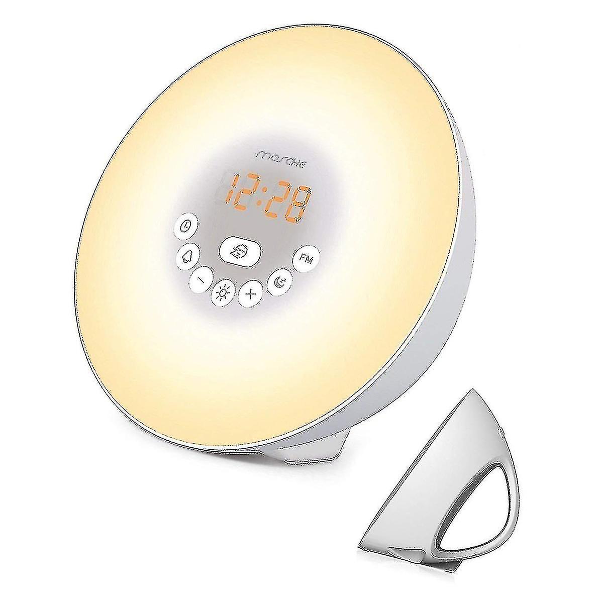 Sunrise Alarm Clock, 6 Nature Sounds, Bedside Sunrise Simulator