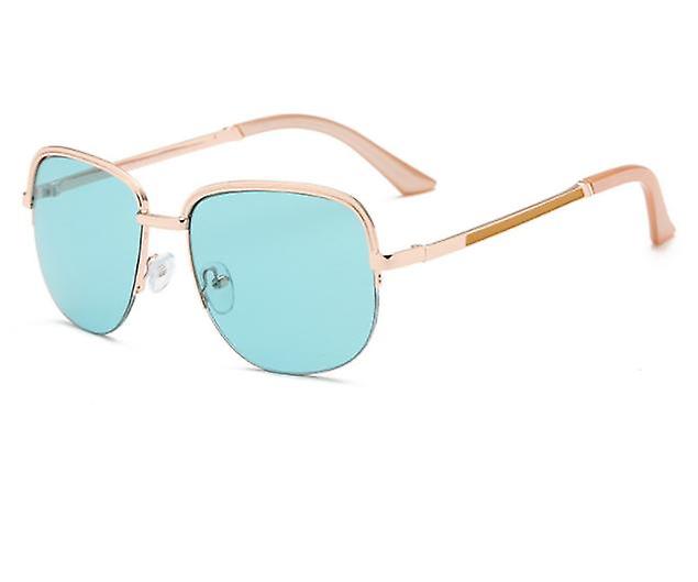 Fashion Sunglasses High Quality Sunglasses Men 2022 Brand Anti-uv Large Frame Square Half Frame