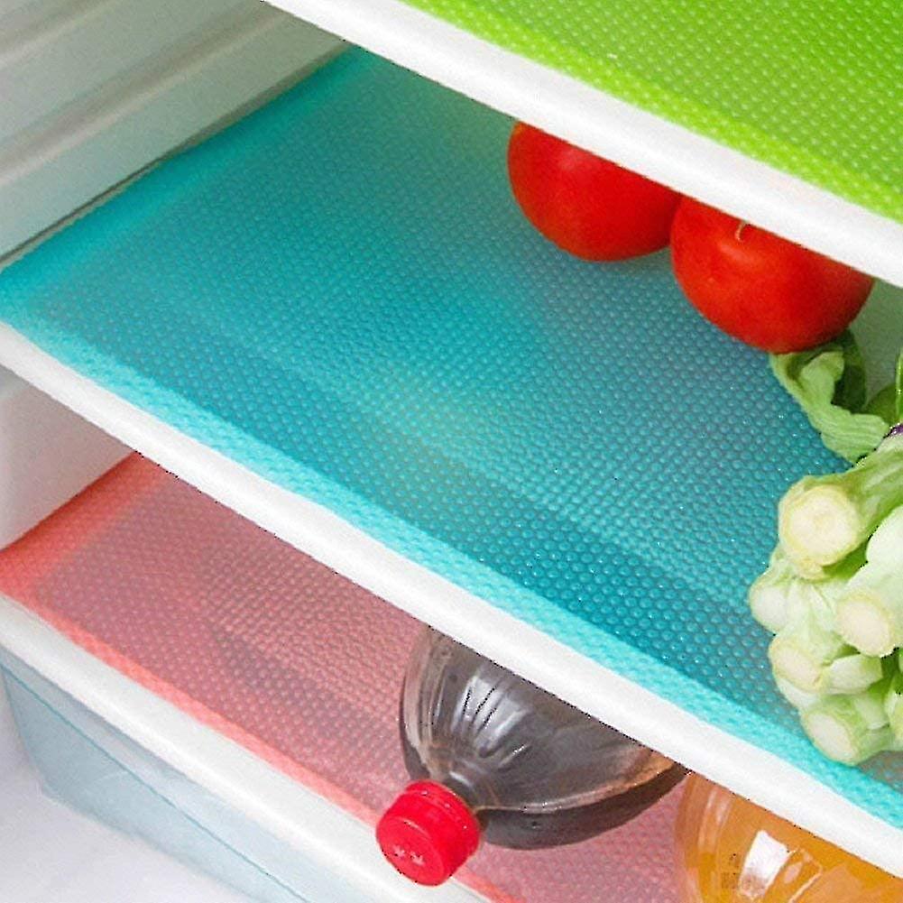 7 Pcs Shelf Mats Antifouling Refrigerator Liners Washable Can Be Cut Refrigerator Pads Fridge Mats Drawer