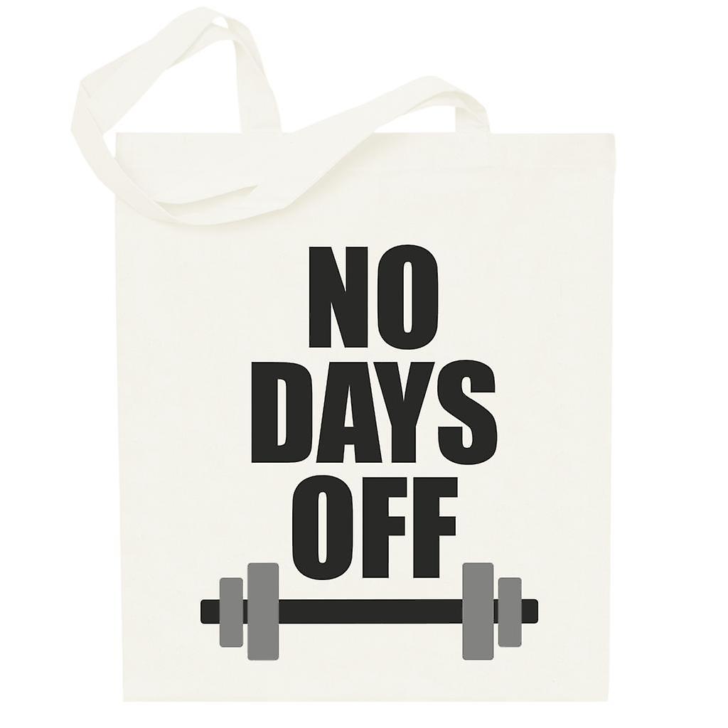 No Days Off Totebag