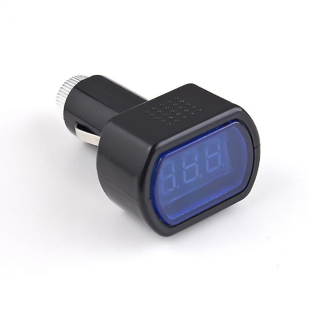 Led Display Cigarette Lighter Electric Voltage Meter For Auto Car Battery