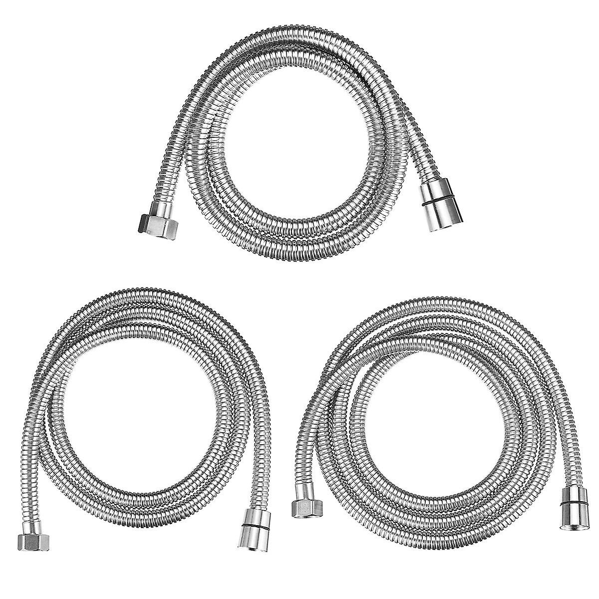 Stainless Steel Handheld Shower Head Hose - Durable Bathroom Water Pipe