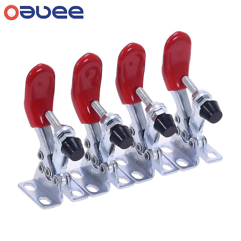 Oauee Gh-201 Horizontale Toggle Clamp Quick-release Toggle Clamps Set 27kg Verticale Toggle Clamp Hand Clip Tool Dropshipping